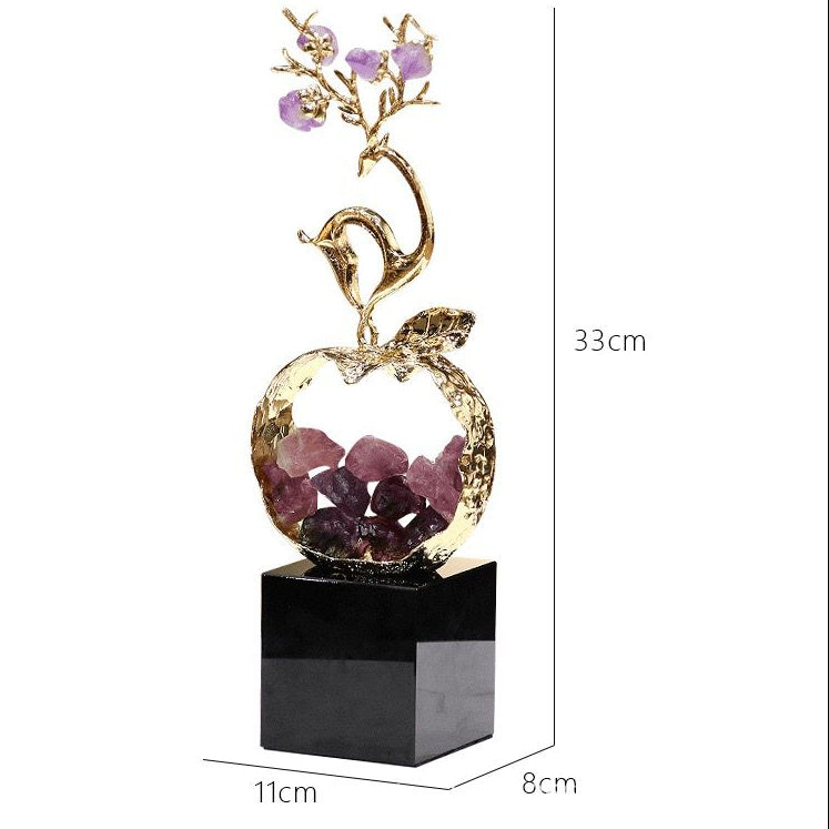Amethyst Metal Frame Showpiece - Prebook Only