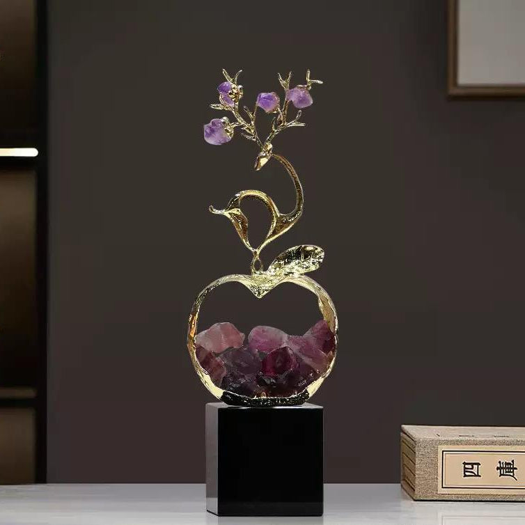 Amethyst Metal Frame Showpiece - Prebook Only