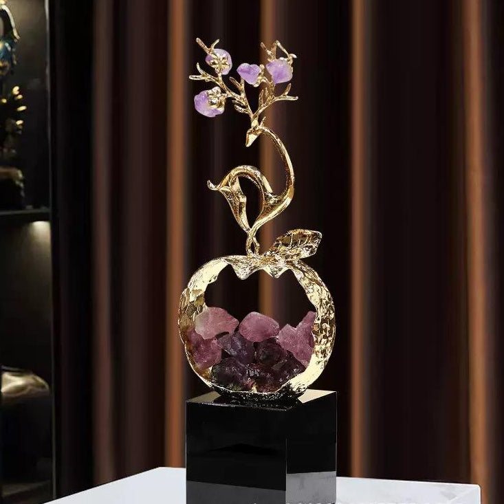 Amethyst Metal Frame Showpiece - Prebook Only