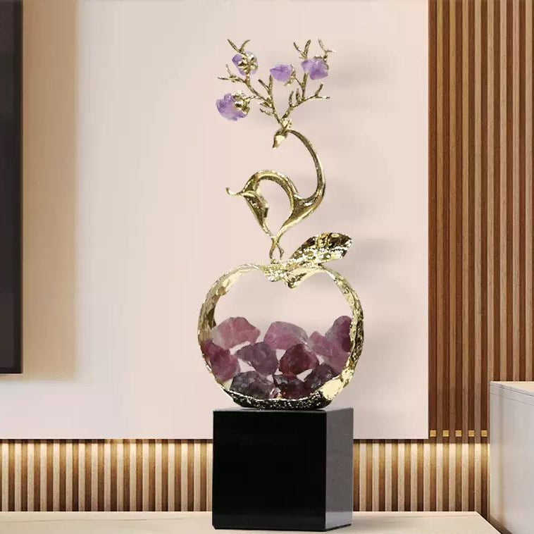 Amethyst Metal Frame Showpiece - Prebook Only