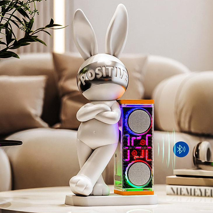 Positive Bunny Decor Sculpture - Prebook Only