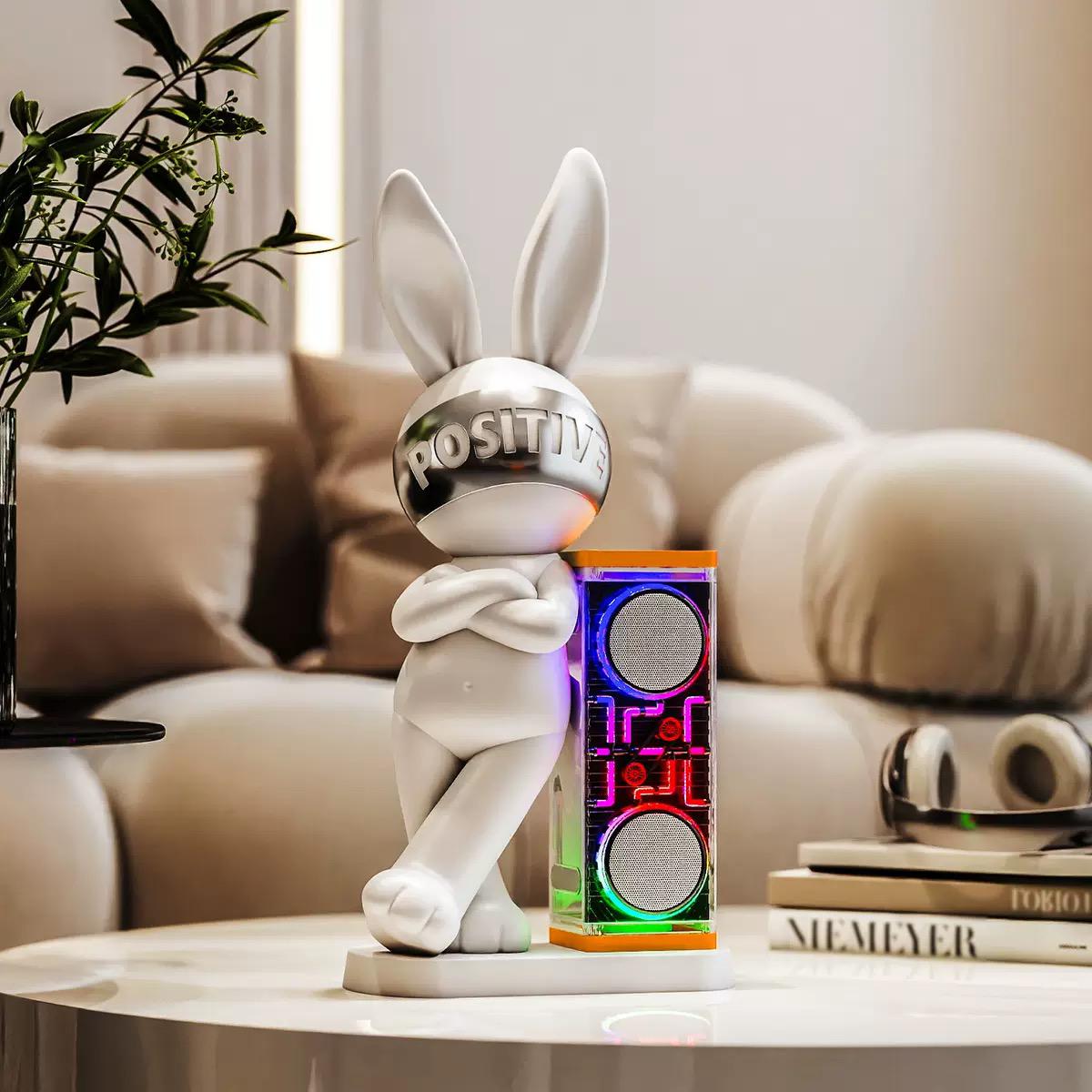 Positive Bunny Decor Sculpture - Prebook Only