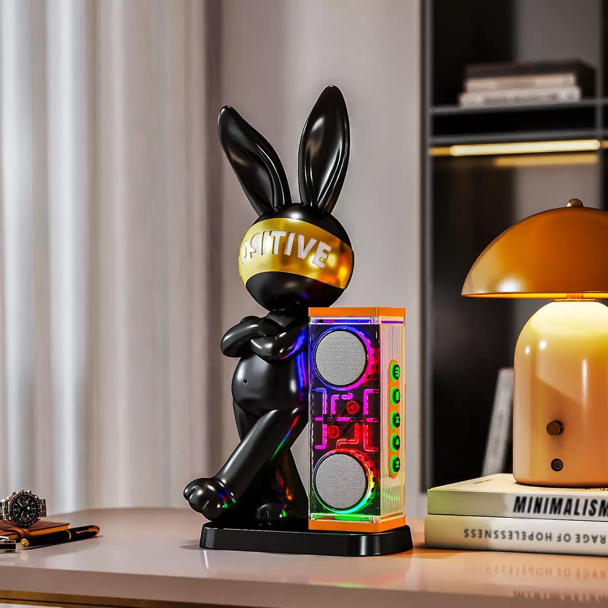 Positive Bunny Decor Sculpture - Prebook Only
