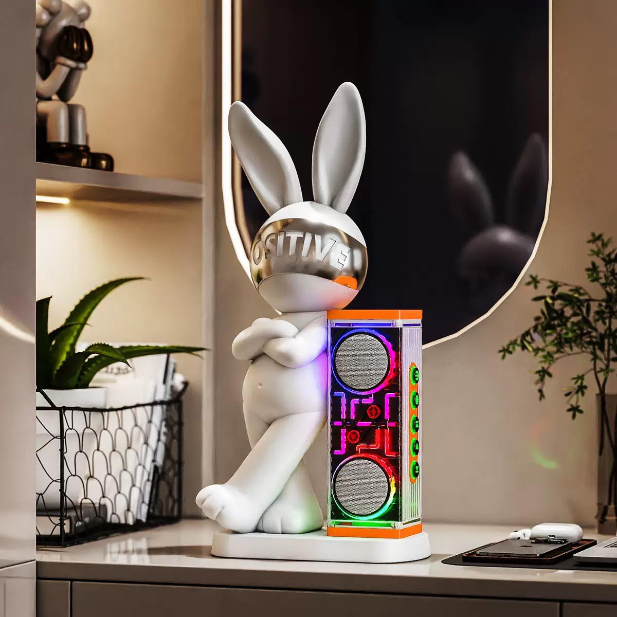 Positive Bunny Decor Sculpture - Prebook Only