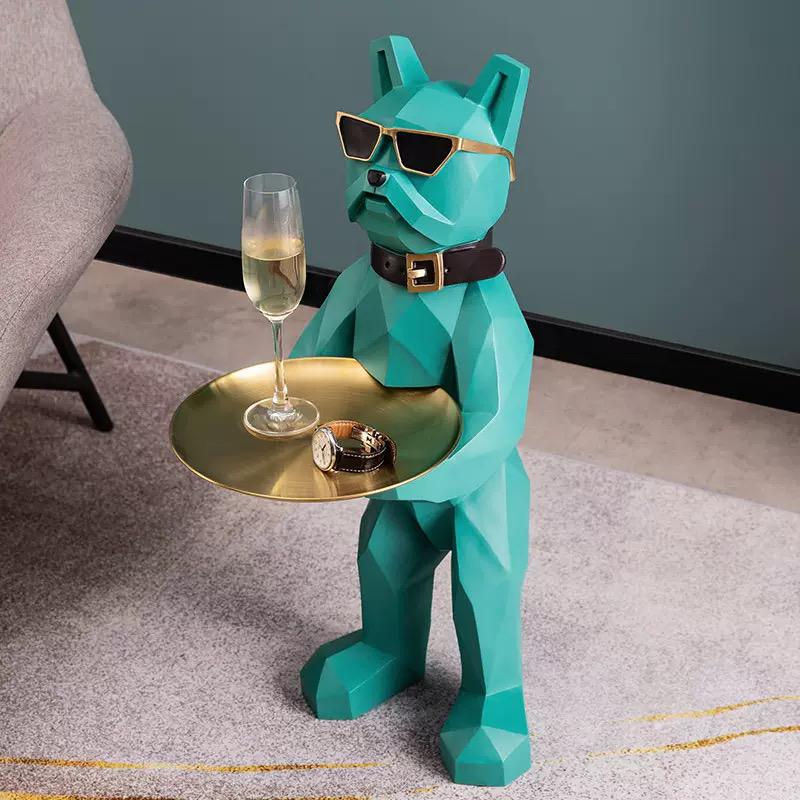 Dog Server Tray Holding Decor - PreBook Only