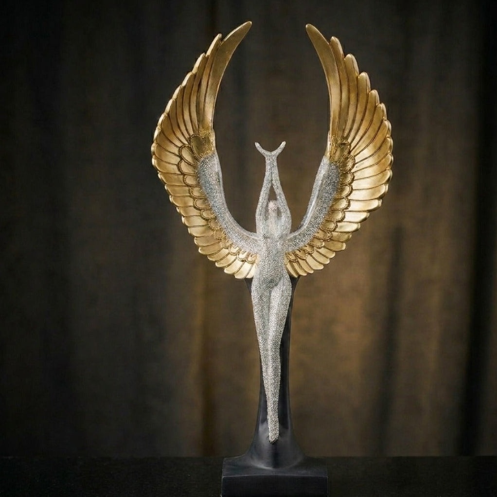 Winged Sparkling Lady Decor