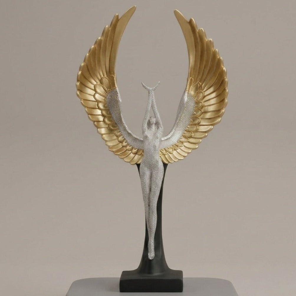 Winged Sparkling Lady Decor