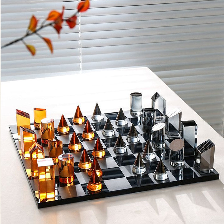Modern Geometric Crystal Chess - PreBook Only