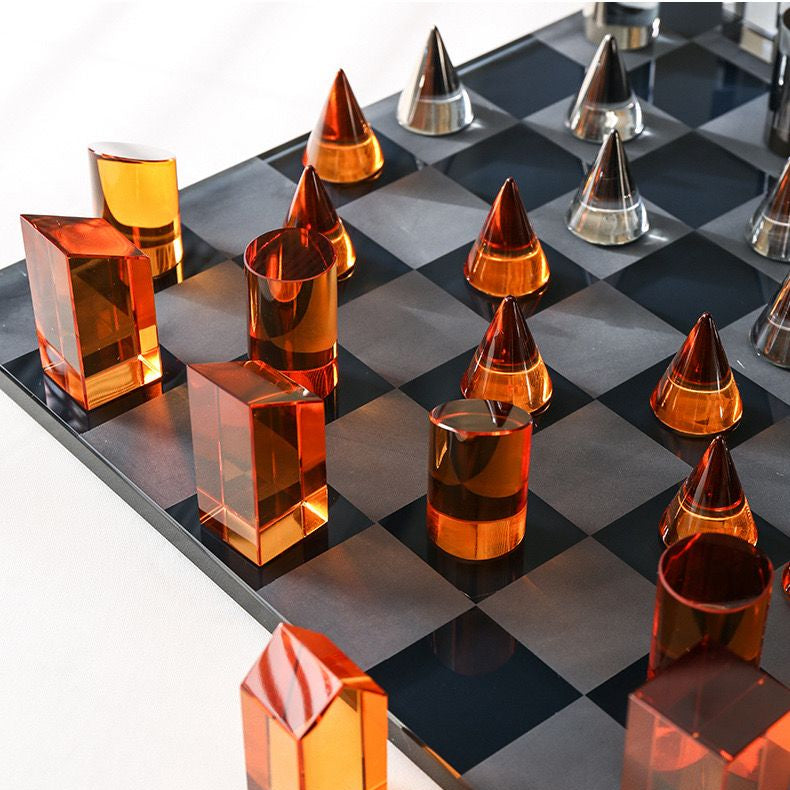 Modern Geometric Crystal Chess - PreBook Only