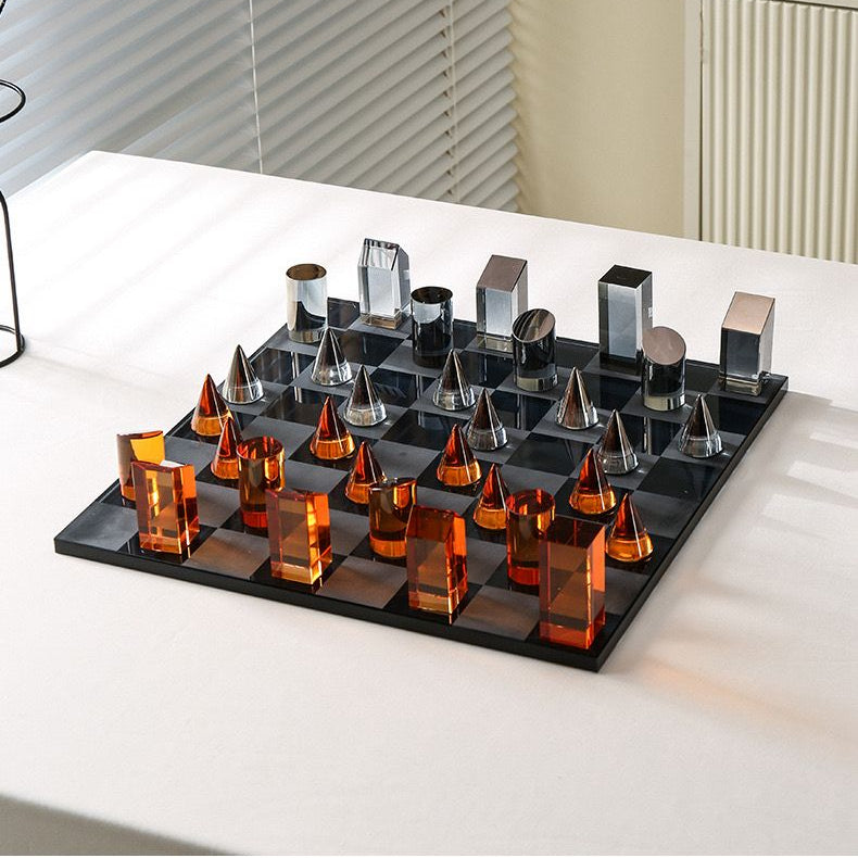 Modern Geometric Crystal Chess - PreBook Only