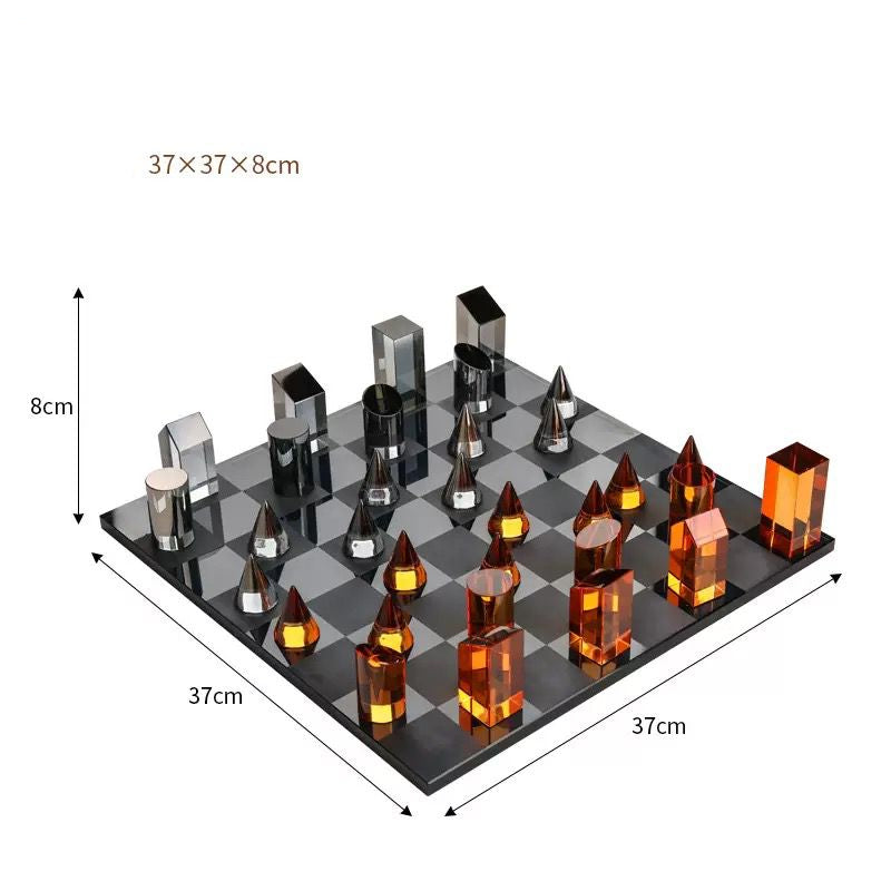 Modern Geometric Crystal Chess - PreBook Only