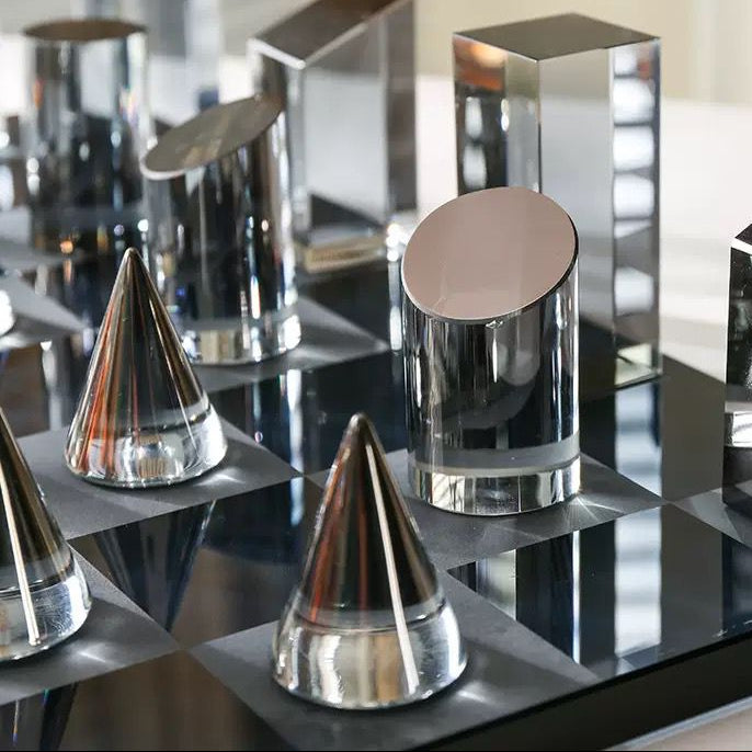 Modern Geometric Crystal Chess - PreBook Only