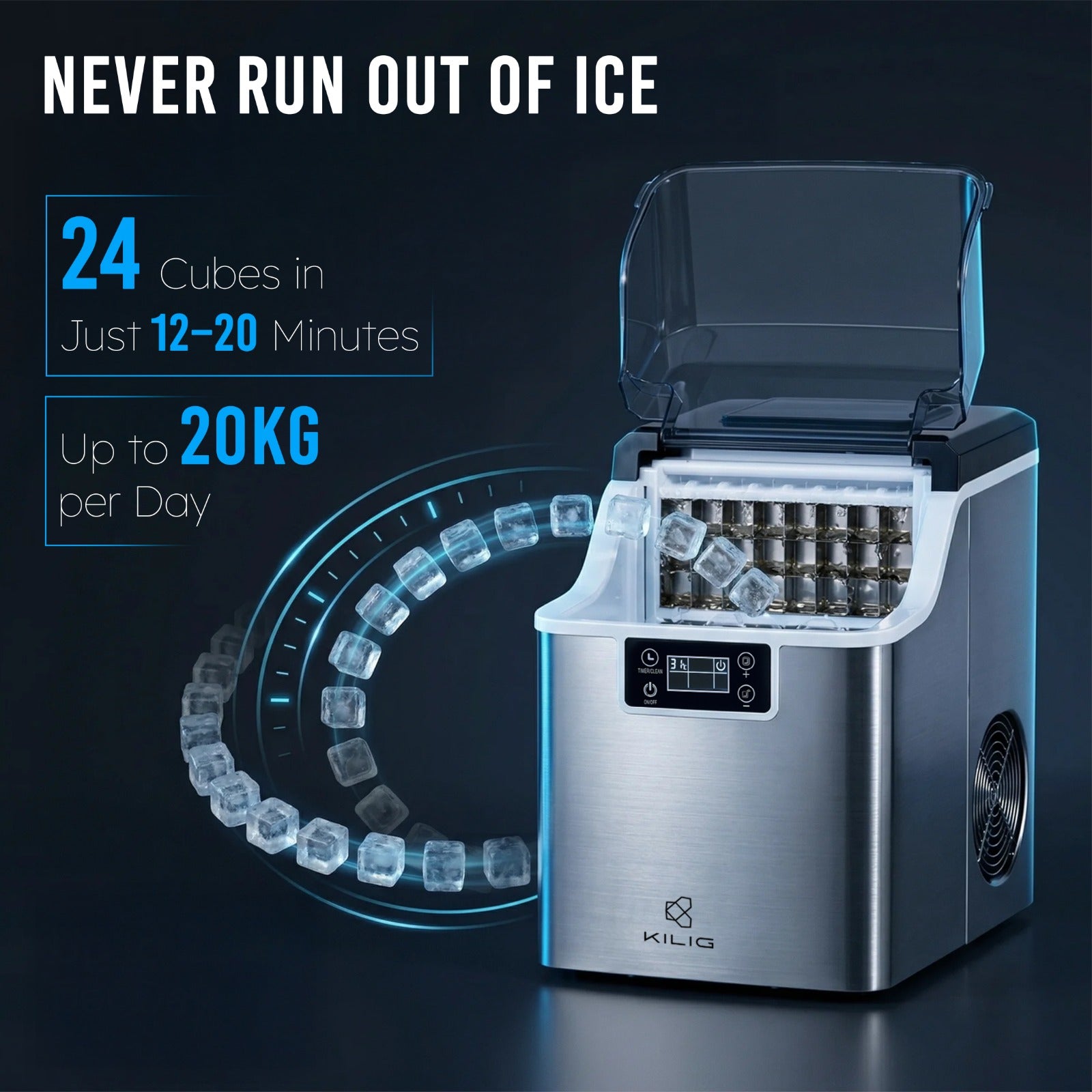 S01 Countertop Ice Maker Machine