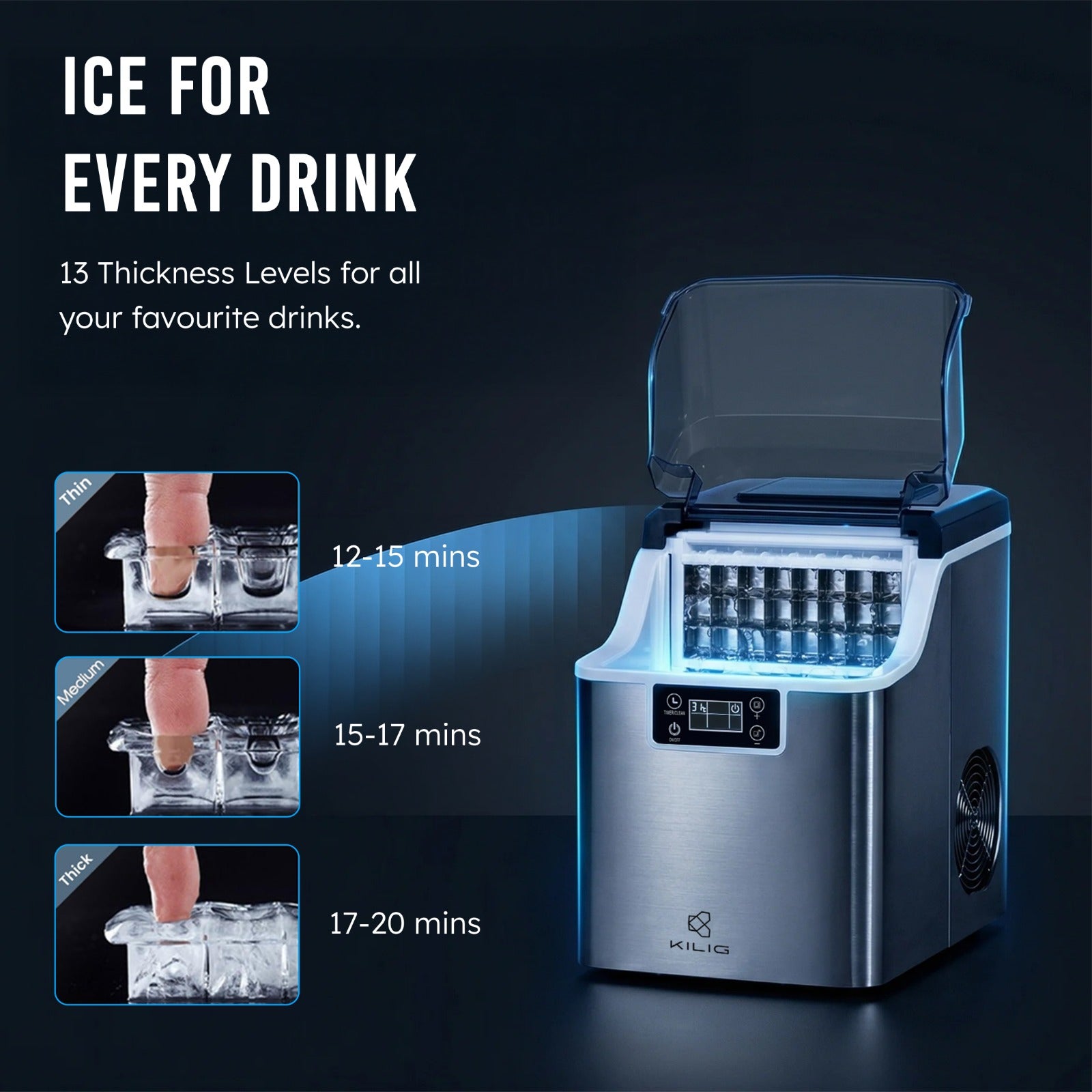S01 Countertop Ice Maker Machine