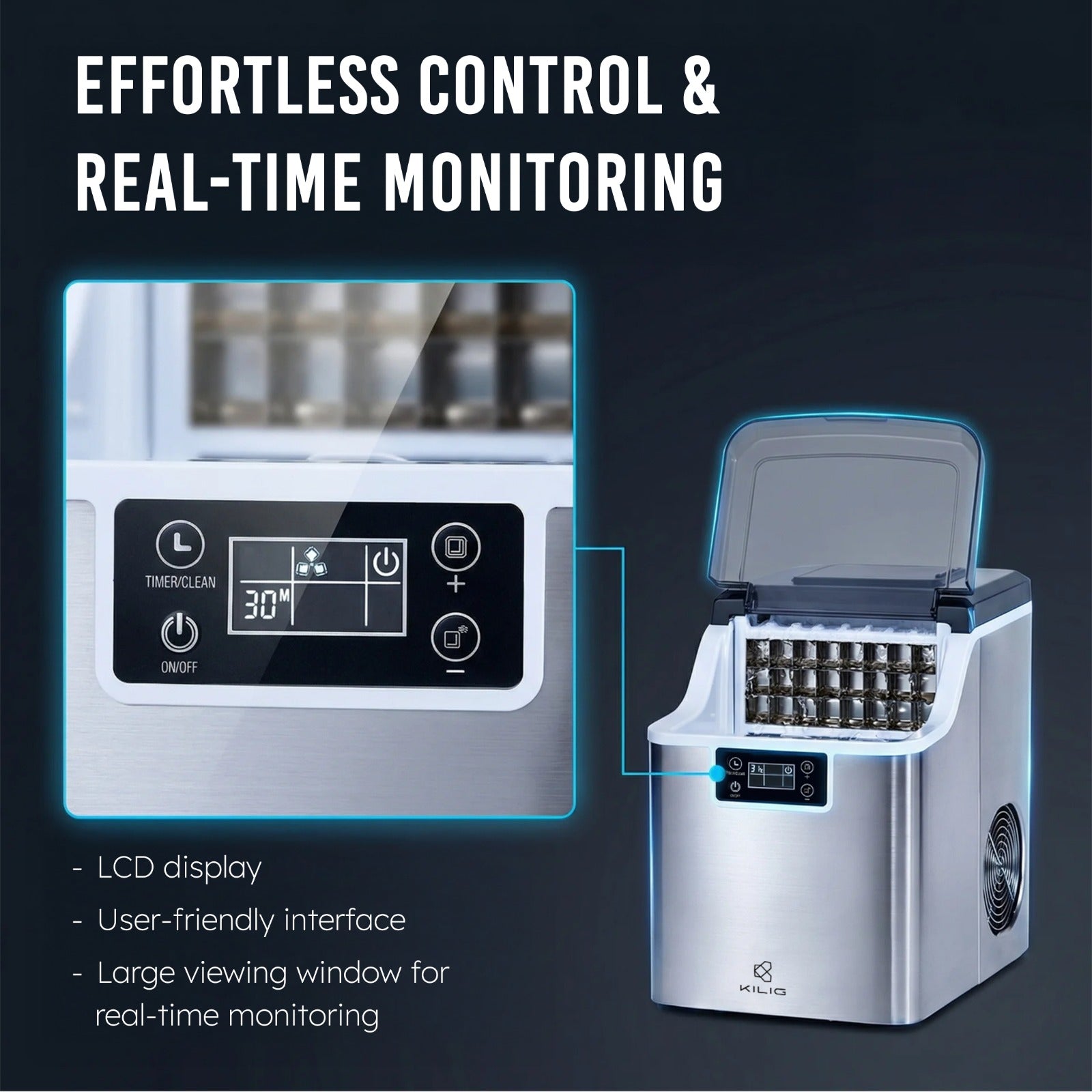 S01 Countertop Ice Maker Machine