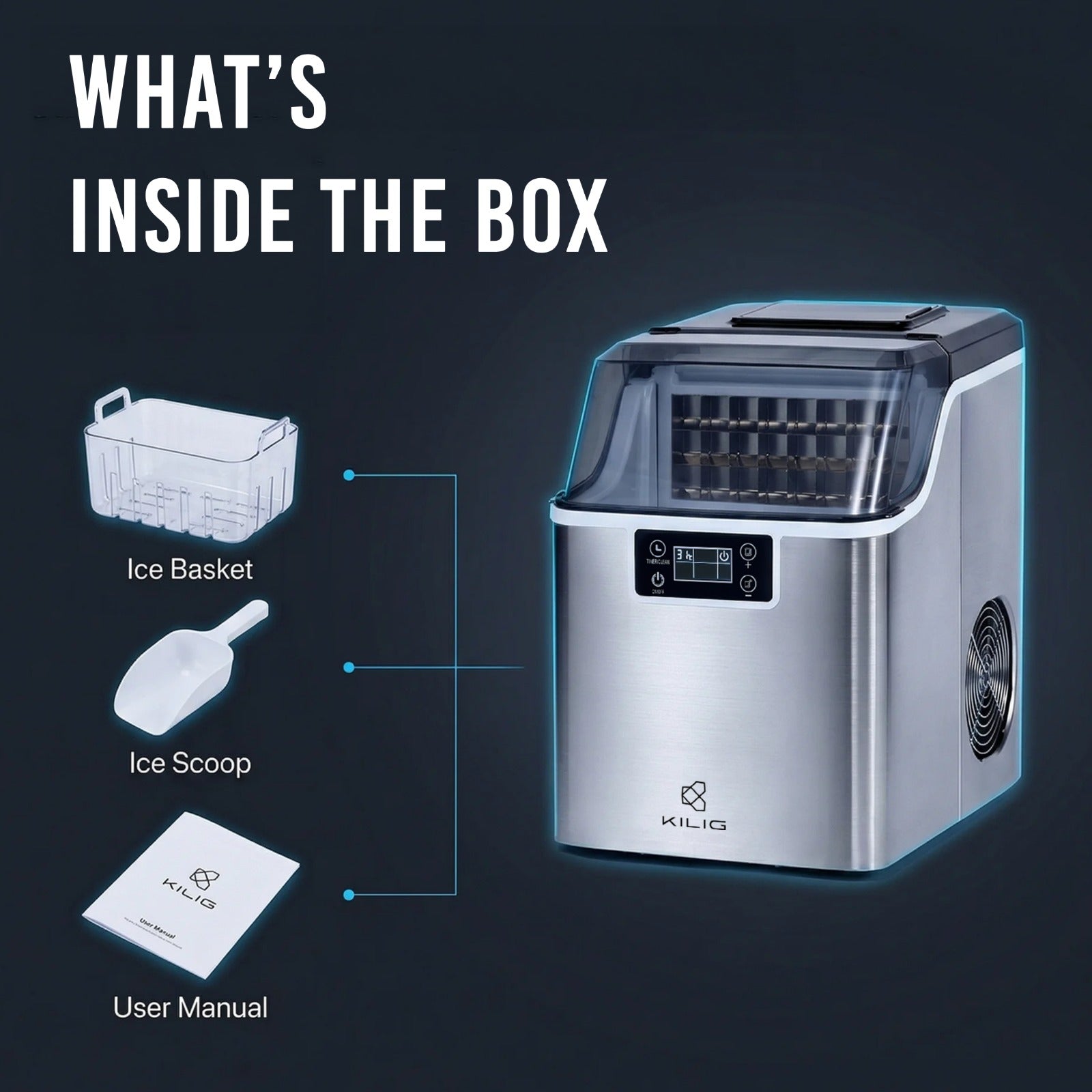 S01 Countertop Ice Maker Machine