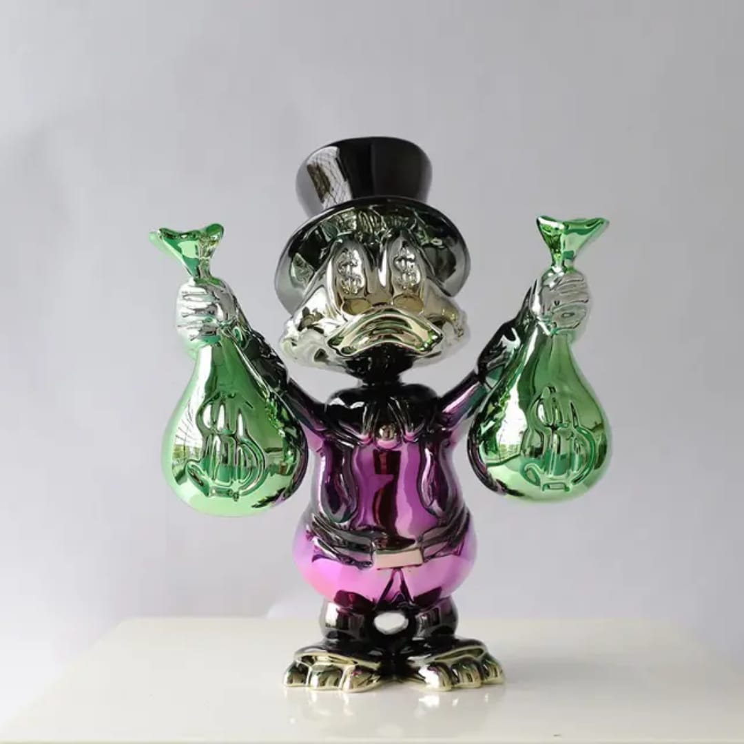 Charming Metallic Duck Home Decor
