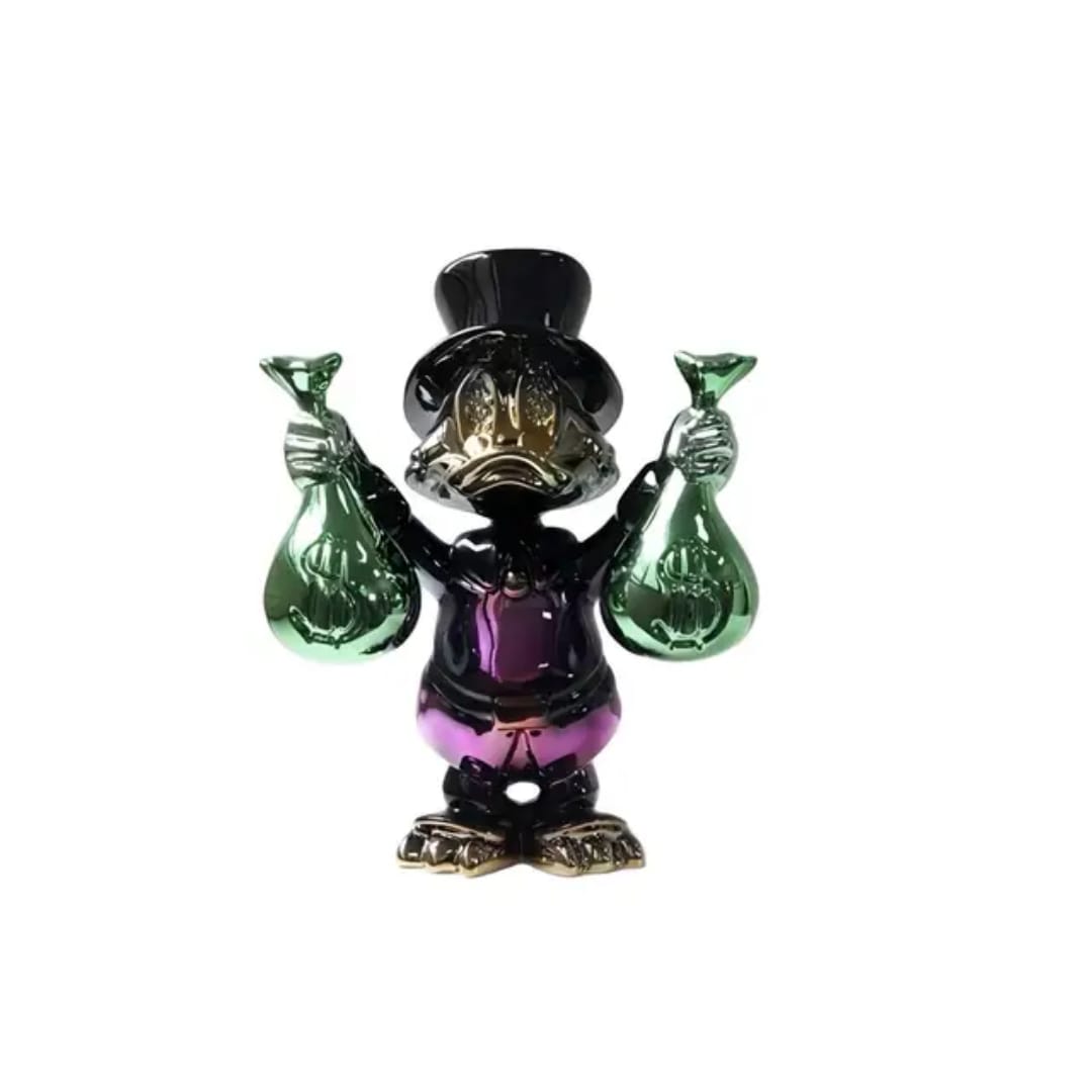 Charming Metallic Duck Home Decor