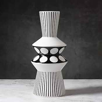 Black & White Decorative Vase