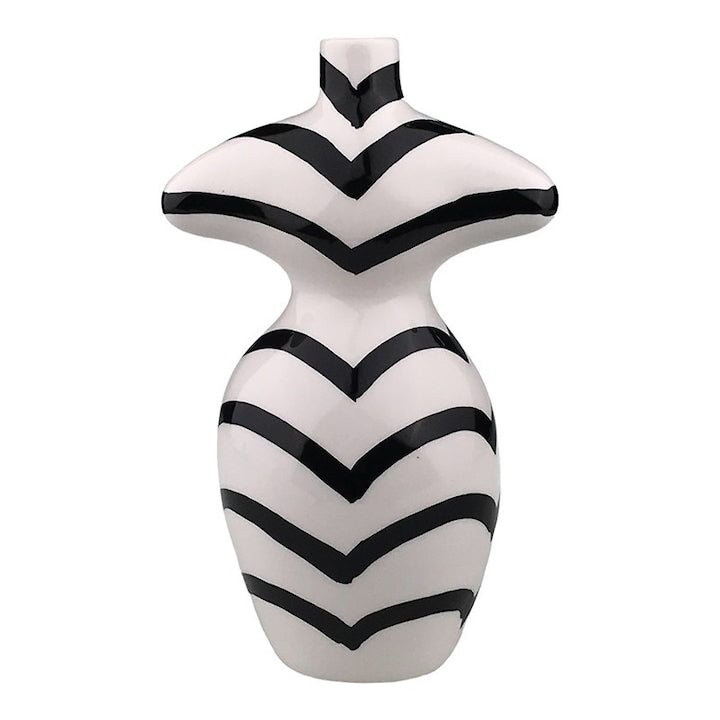 Black & White Decorative Vase