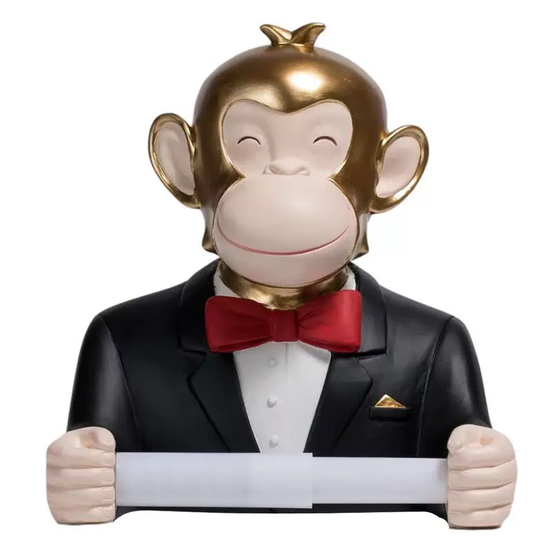 Monkey Toilet Paper Holder