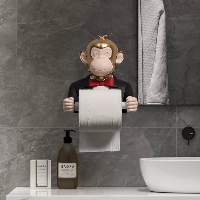 Monkey Toilet Paper Holder