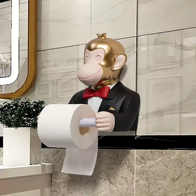 Monkey Toilet Paper Holder
