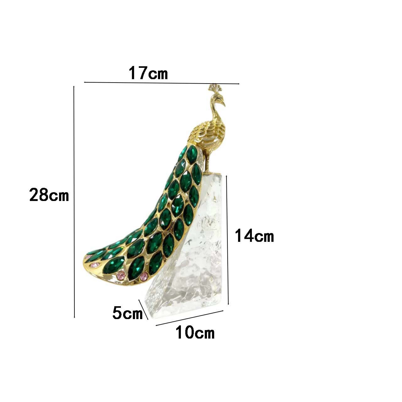 Royal Peacock Decor Stand