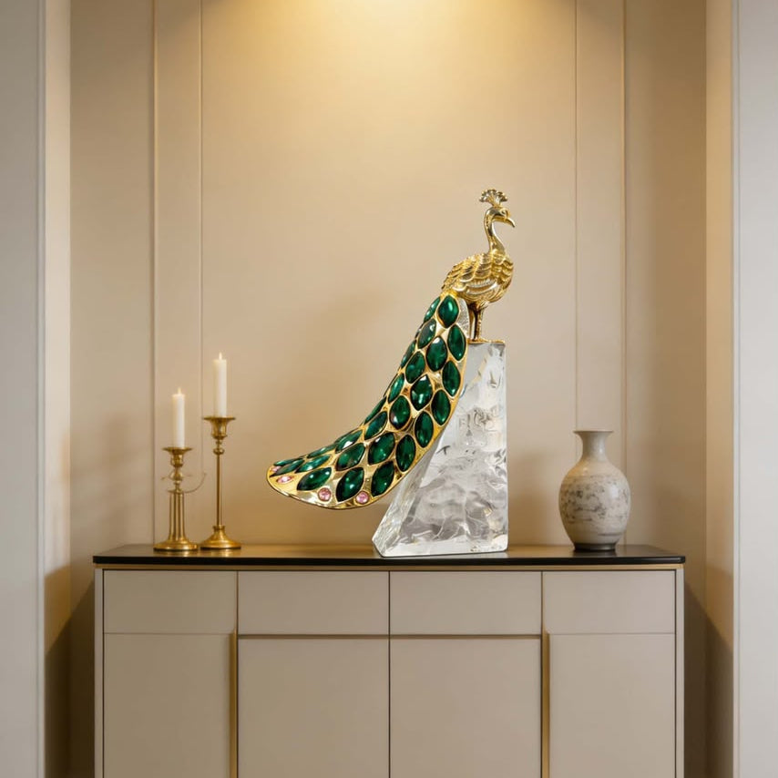 Royal Peacock Decor Stand