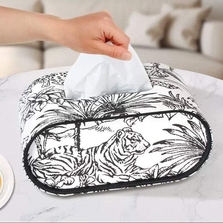 Tiger Print Tissue Box - Prebook Only