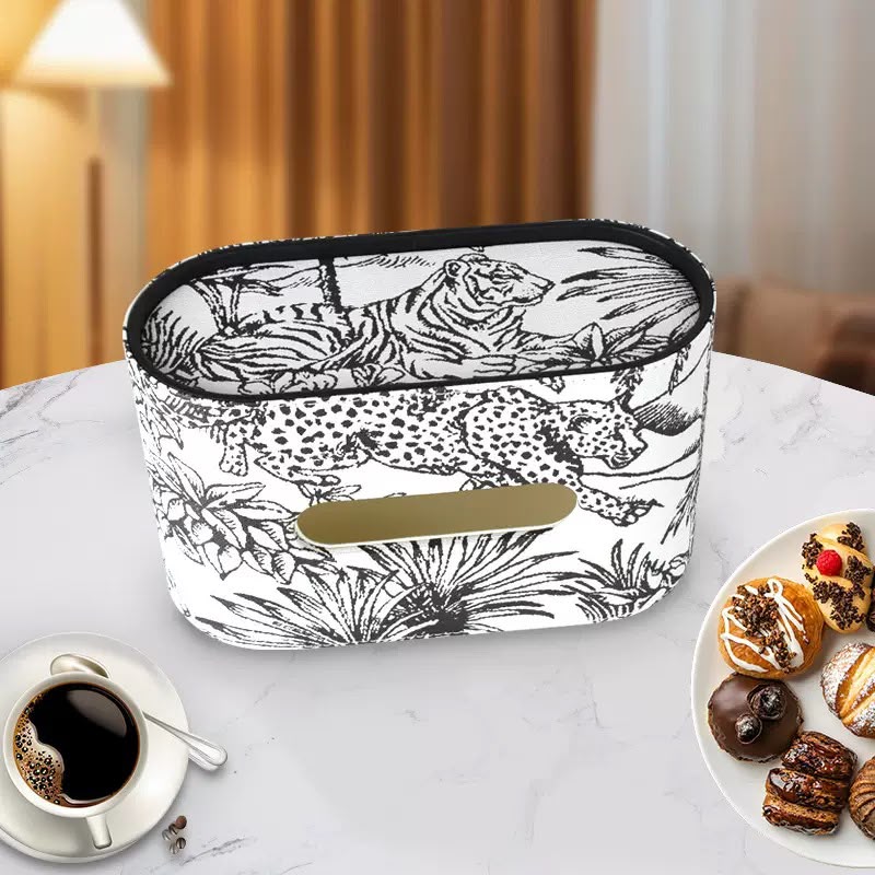 Tiger Print Tissue Box - Prebook Only
