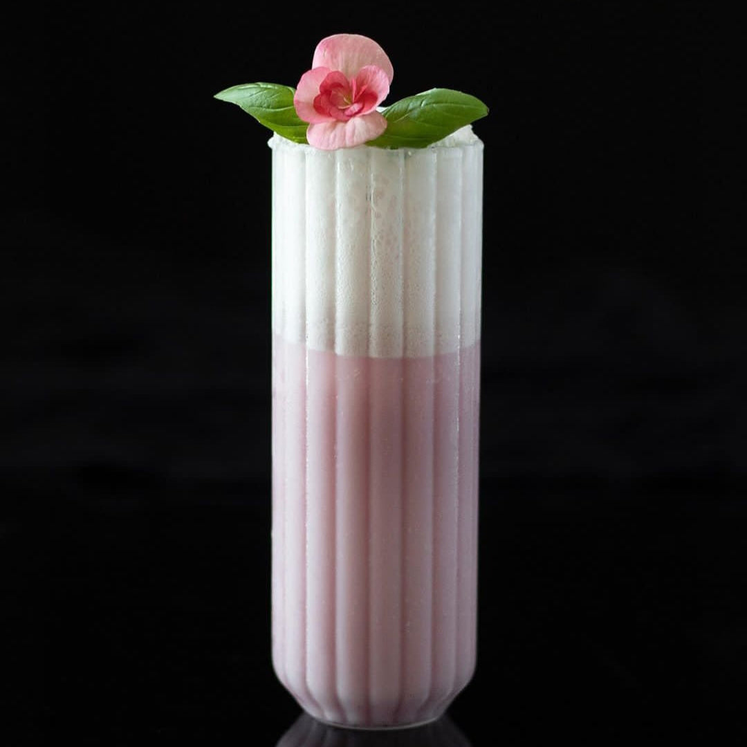 Striped Tall Cocktail Glass - Set Of 2