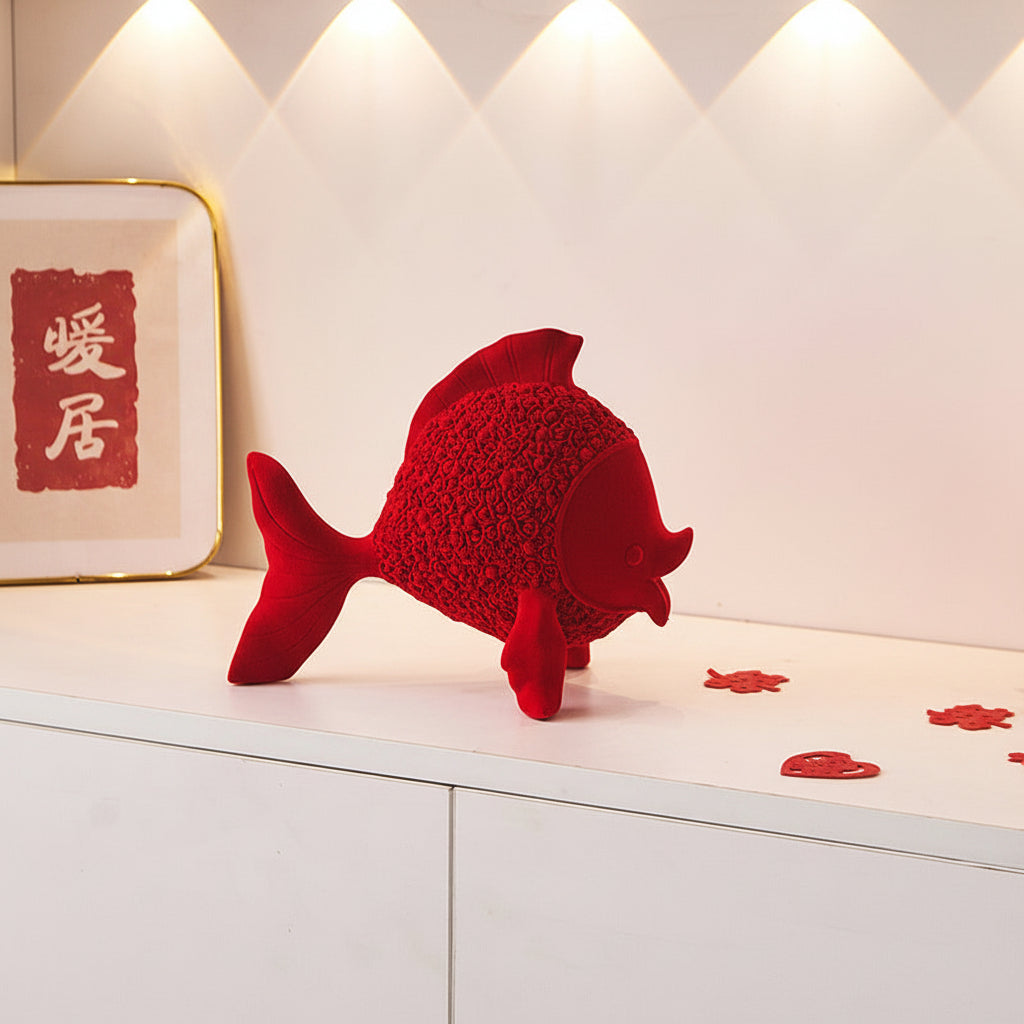 Red Fish Decorative Showpiece