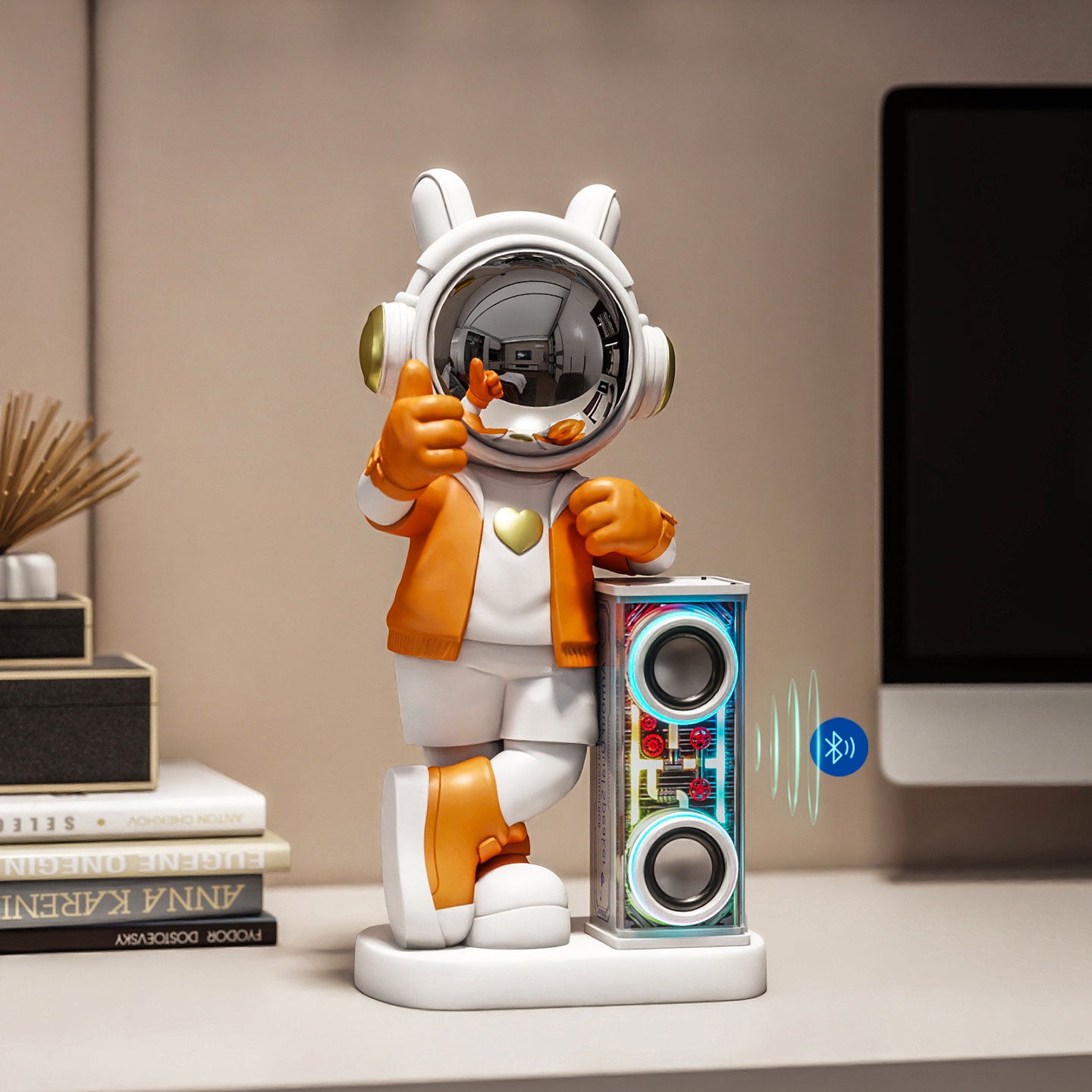 Astronaut Decor Sculpture with speaker