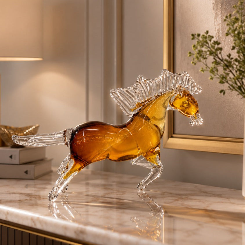 Crystal Running Horse
