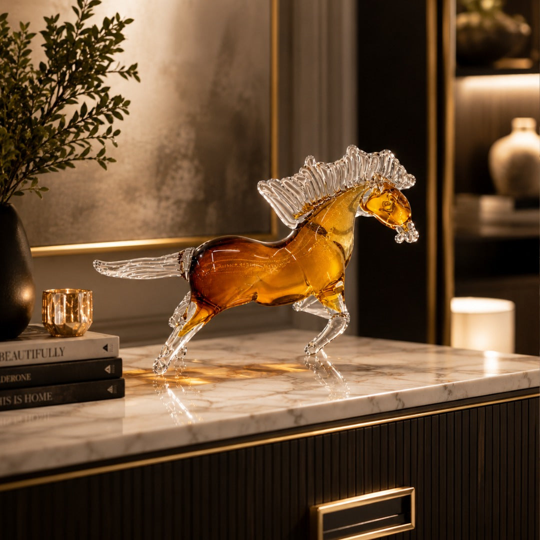 Crystal Running Horse