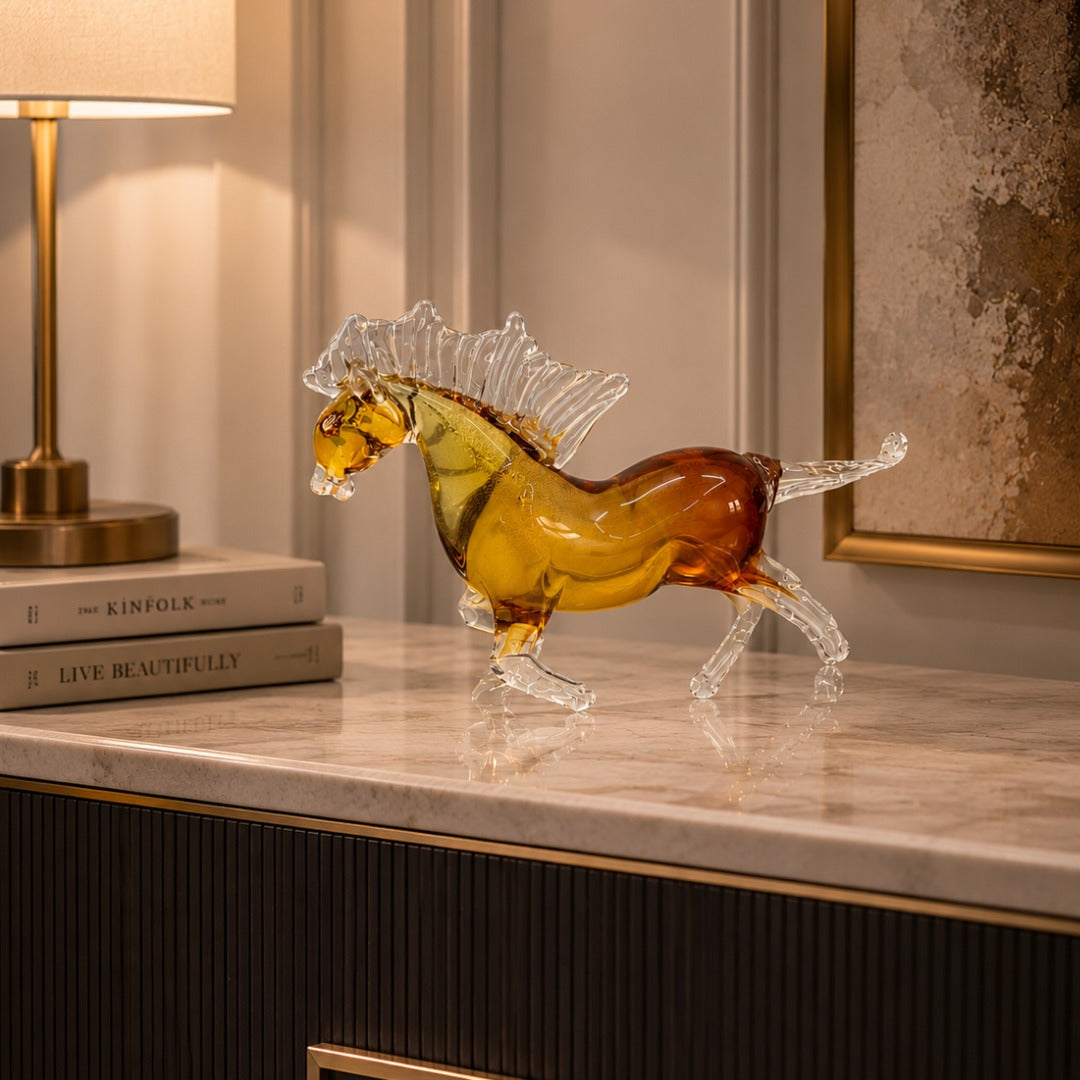 Crystal Running Horse