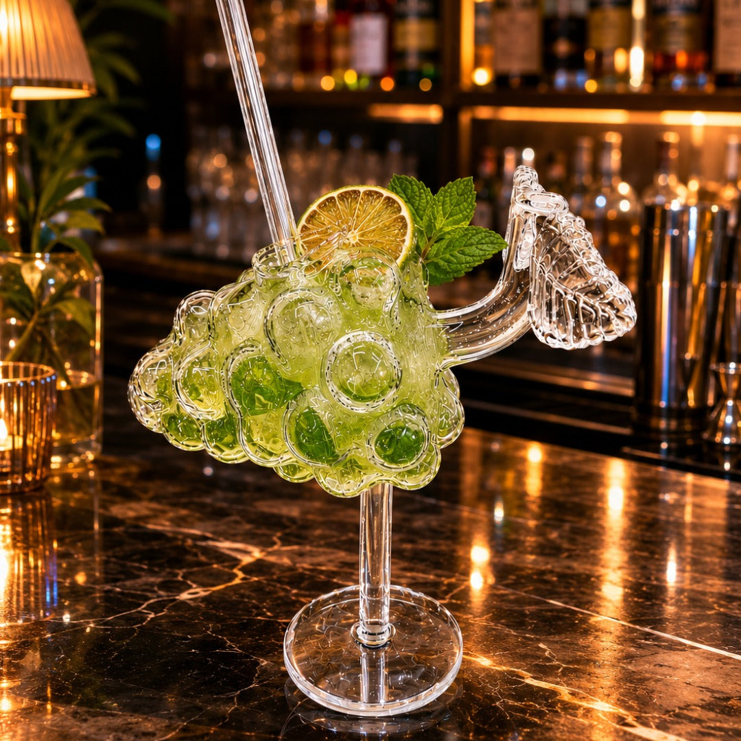 Decorative Cocktail Glass - Set Of 2