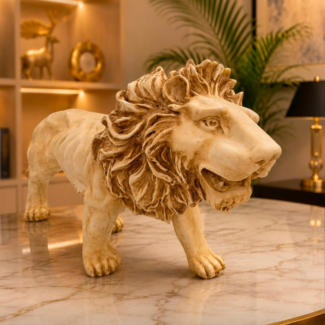 Lion Decor Statement Piece