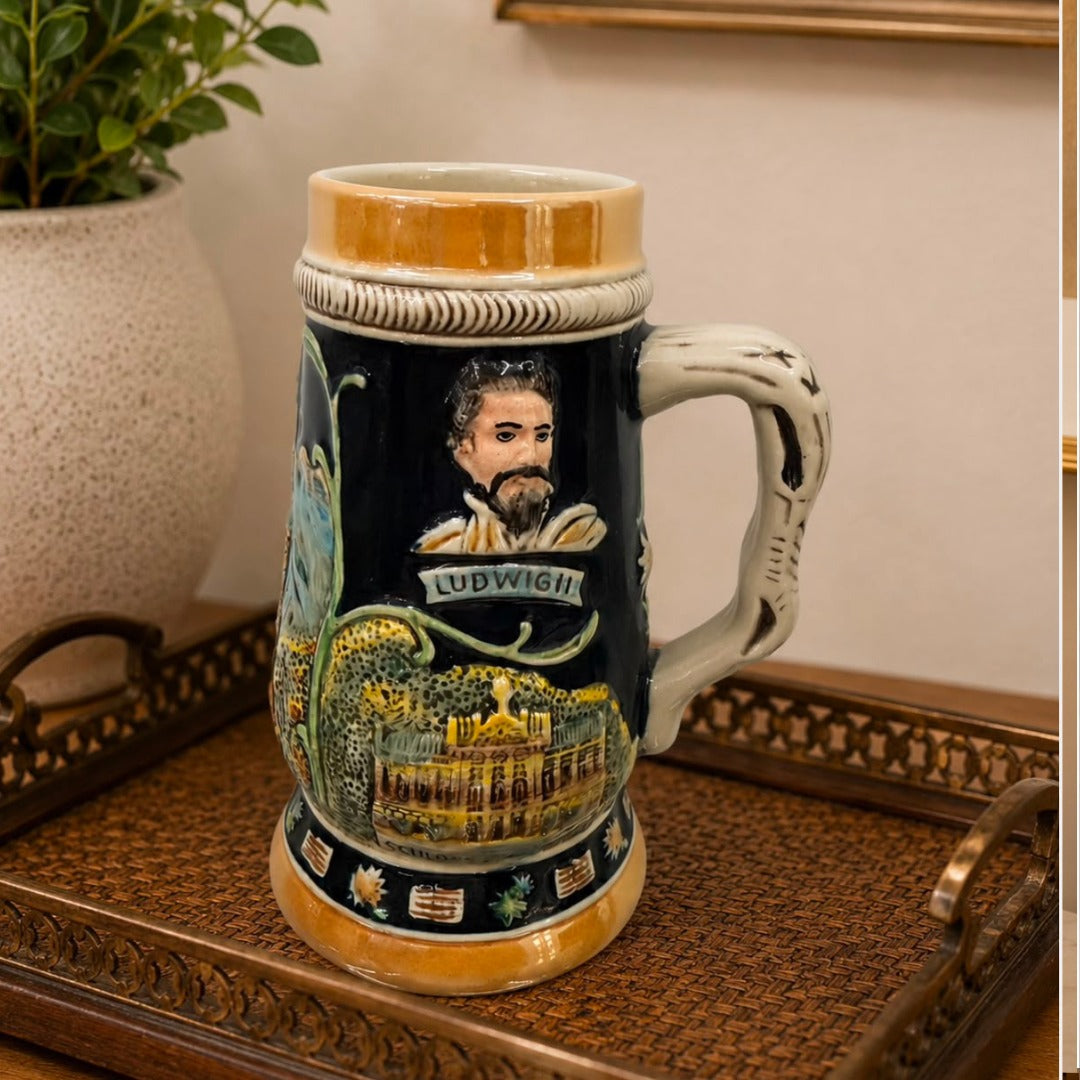 Medieval Ceramic Beer Stein Mug