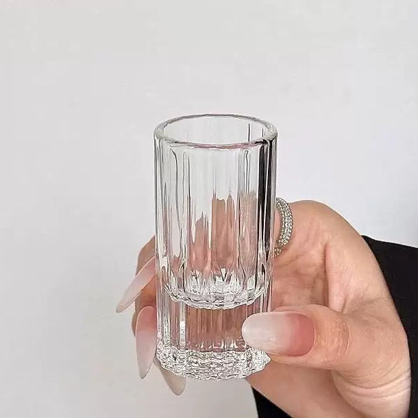 Ribbed Shot Glasses - Set Of 6