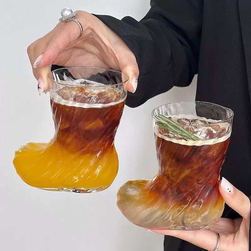 Shoe-Shaped Multiuse Glass - Set of 2