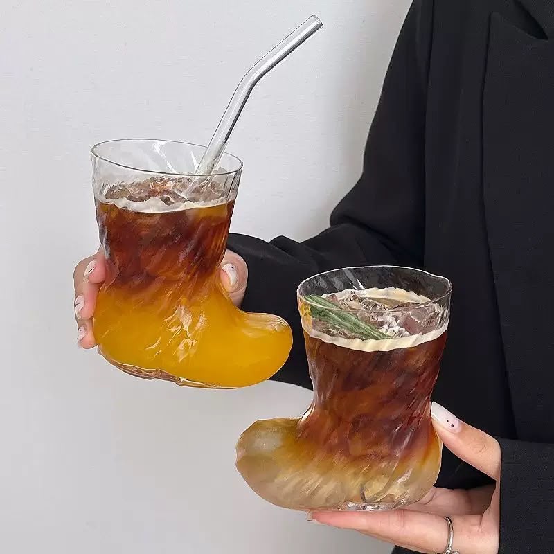 Shoe-Shaped Multiuse Glass - Set of 2