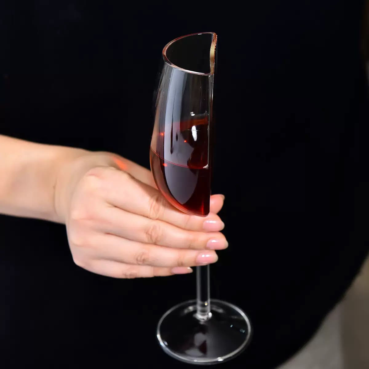 Half-Cut Wine Glass - Set Of 2