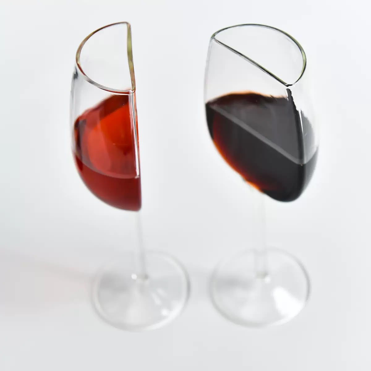 Half-Cut Wine Glass - Set Of 2