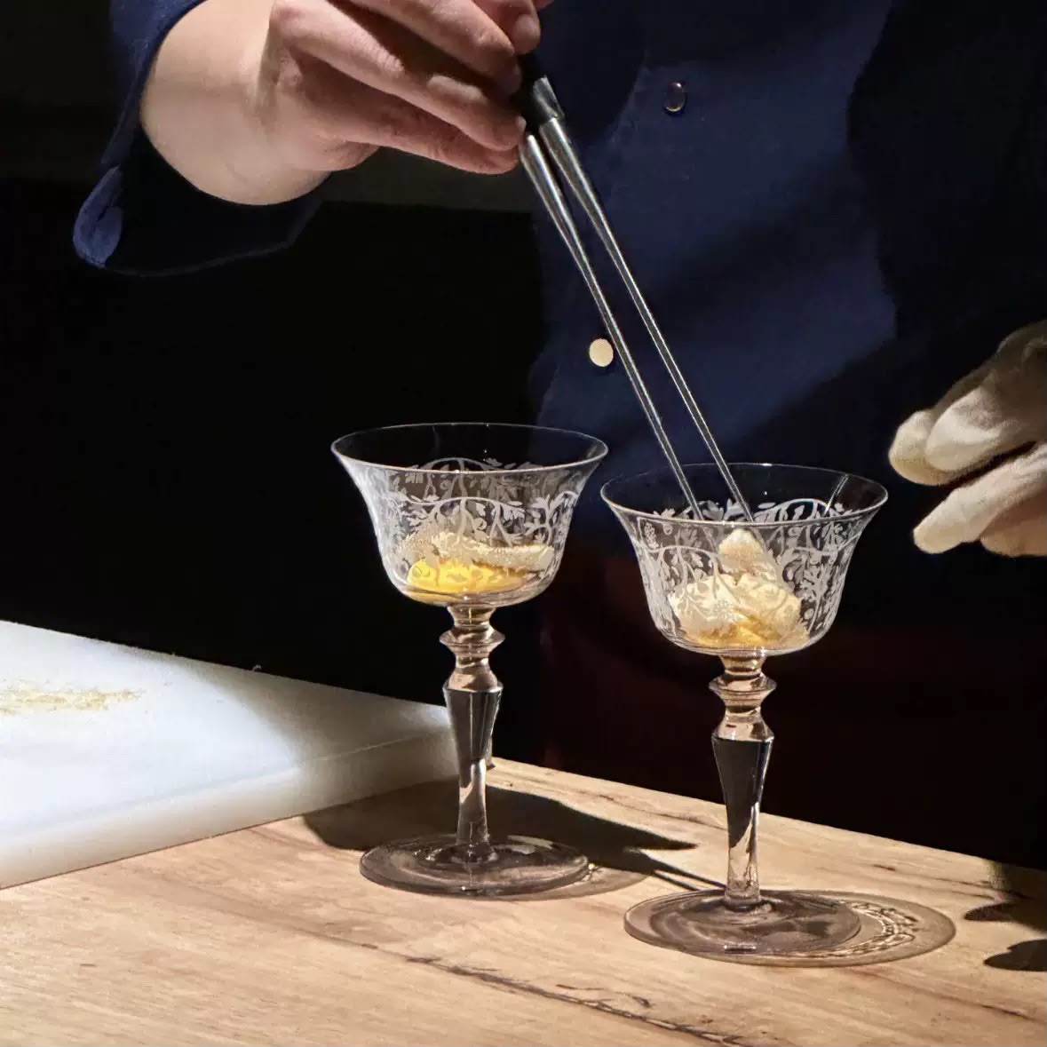 Engraved Cocktail Glass Elegance - Set Of 2