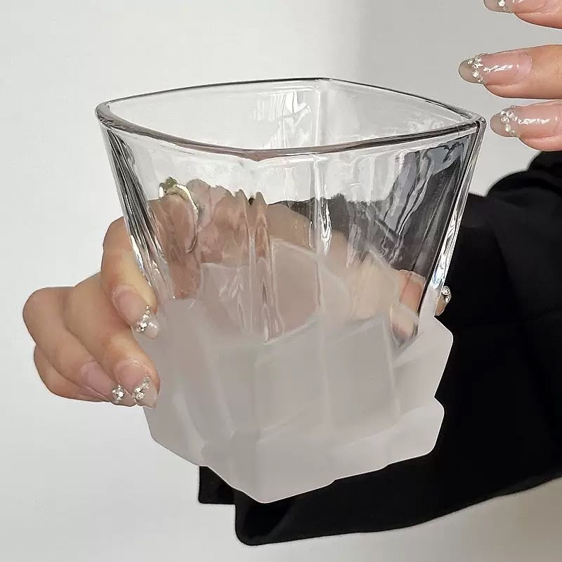 Iceberg Frosted Base Whiskey Glass - Set Of 6
