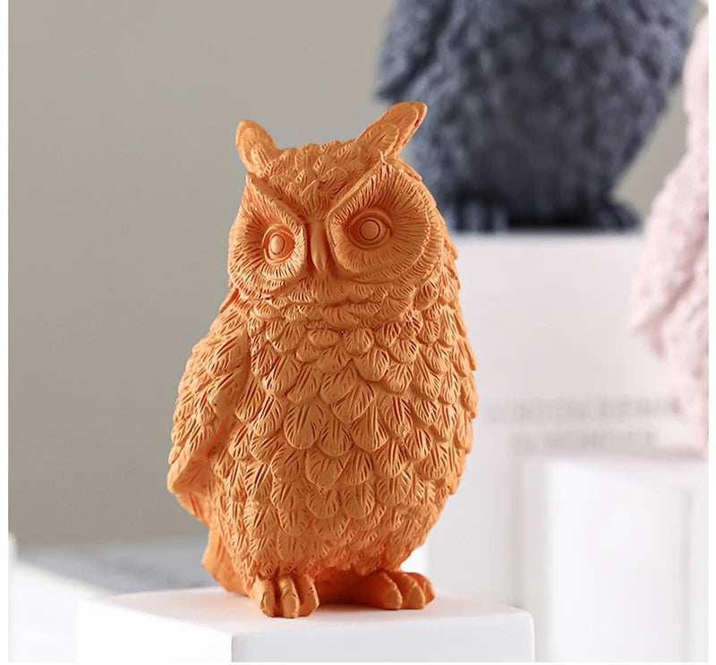 Wise Owl Brings Fortune Decor