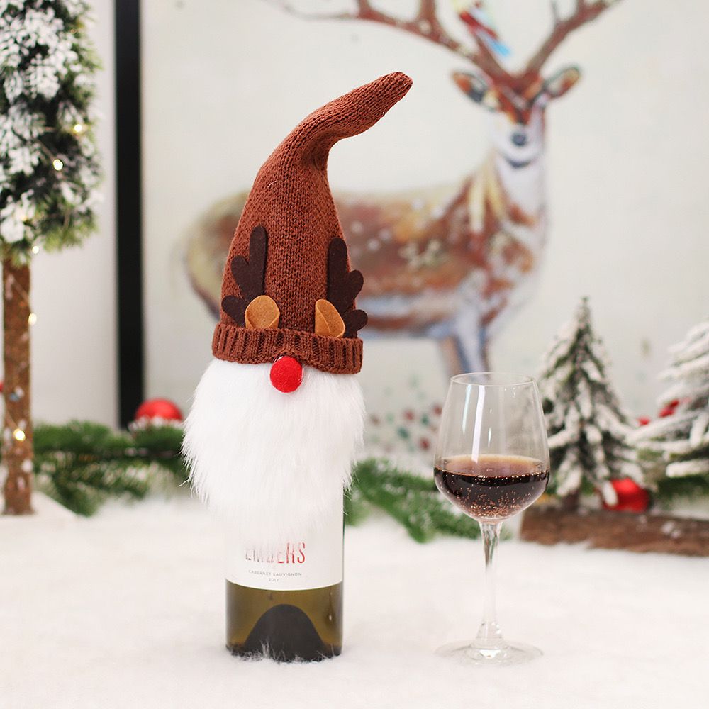 CHRISTMAS WINE BOTTLE COVER