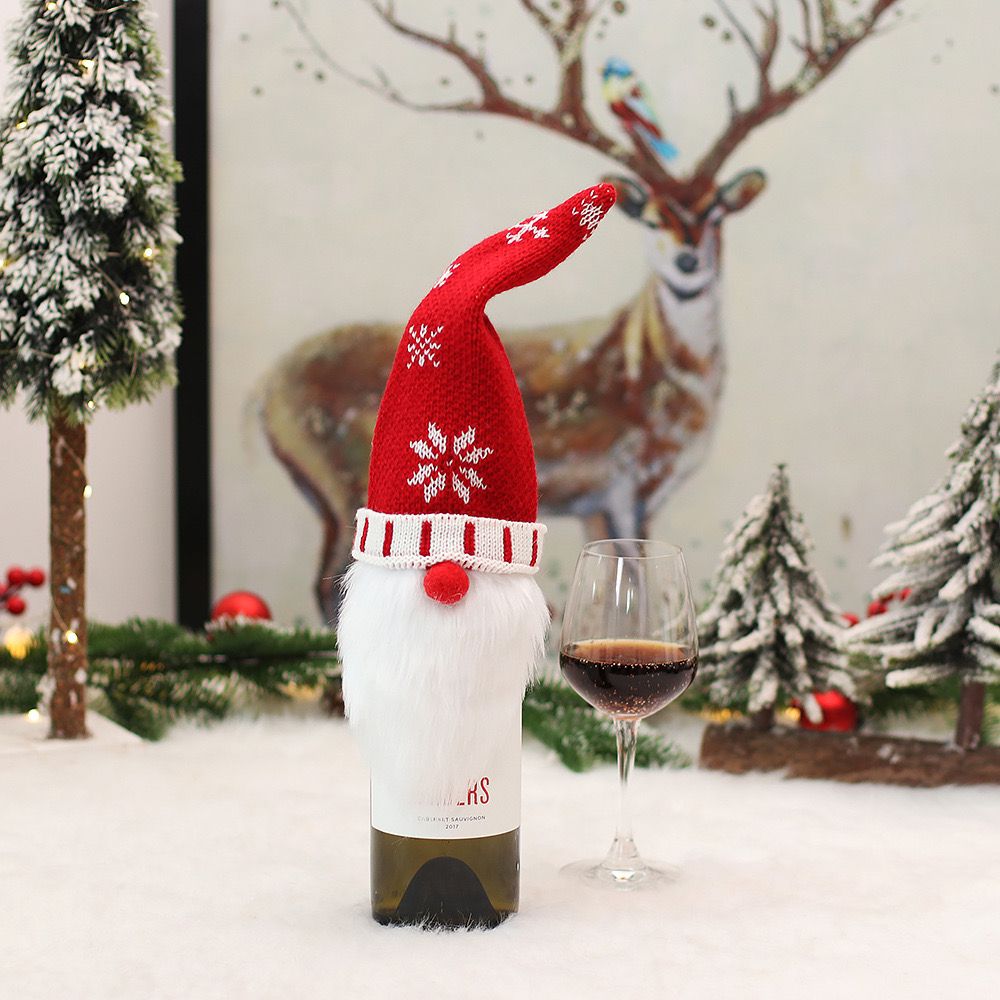 CHRISTMAS WINE BOTTLE COVER